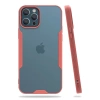 Mey İthalat®  iPhone 12 Pro Max Kılıf Platin Silikon - Pembe