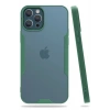 Mey İthalat®  iPhone 12 Pro Max Kılıf Platin Silikon - Yeşil