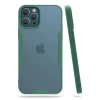 Mey İthalat®  iPhone 12 Pro Max Kılıf Platin Silikon - Yeşil