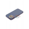Mey İthalat®  iPhone 12 Pro Max Renkli Kamera Lens Koruma Cam - Pembe-Mavi