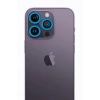 Mey İthalat®  iPhone 12 Pro Neon Fosforlu Kamera Lens - Mavi
