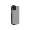Mey İthalat®  iPhone 13 Kılıf Montreal Silikon Kapak - Siyah
