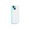 Mey İthalat®  iPhone 13 Kılıf Montreal Silikon Kapak - Turkuaz