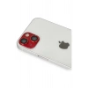 Mey İthalat®  iPhone 13 Pers Alüminyum Kamera Lens - Kırmızı