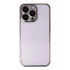 Mey İthalat®  iPhone 13 Pro Kılıf  Lensli Silikon - Gold