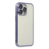Mey İthalat®  iPhone 13 Pro Kılıf  Lensli Silikon - Mor