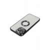 Mey İthalat®  iPhone 13 Pro Kılıf Slot Silikon - Siyah
