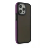 Mey İthalat®  iPhone 13 Pro Max Harvel Kapak - Derin Mor