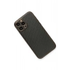 Mey İthalat®  iPhone 13 Pro Max Kılıf Coco Karbon Silikon - Siyah