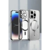 Mey İthalat®  iPhone 13 Pro Max Kılıf Kross Magneticsafe Kapak - Titan Gri