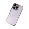 Mey İthalat®  iPhone 13 Pro Max Kılıf  Lensli Silikon - Gold