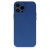 Mey İthalat®  iPhone 13 Pro Max Kılıf Nano içi Kadife Silikon - Lacivert