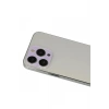 Mey İthalat®  iPhone 13 Pro Max Rainbow Kamera Lens Koruma Cam - Mor