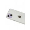 Mey İthalat®  iPhone 13 Rainbow Kamera Lens Koruma Cam - Mor
