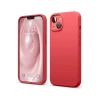 Mey İthalat®  iPhone 14 Kılıf First Silikon - Kırmızı