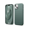 Mey İthalat®  iPhone 14 Kılıf First Silikon - Koyu Yeşil