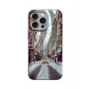 Mey İthalat®  iPhone 14 Pro Kılıf Crew Desenli Kapak - Galata Kulesi