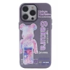 Mey İthalat®  iPhone 14 Pro Kılıf  Desenli Kapak -  Mor - 1