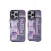 Mey İthalat®  iPhone 14 Pro Kılıf  Desenli Kapak -  Mor - 1