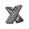 Mey İthalat®  iPhone 14 Pro Kılıf Elegant Kapak - Titan Gri