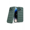 Mey İthalat®  iPhone 14 Pro Kılıf Optimum Silikon - Koyu Yeşil