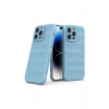 Mey İthalat®  iPhone 14 Pro Kılıf Optimum Silikon - Sky Blue