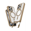 Mey İthalat®  iPhone 14 Pro Max Kılıf Enka Magsafe Silikon Kılıf - Desert