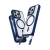 Mey İthalat®  iPhone 14 Pro Max Kılıf Enka Magsafe Silikon Kılıf - Lacivert