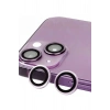 Mey İthalat®  iPhone 14 Raze Metal Kamera Lens - Mor