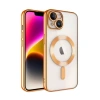 Mey İthalat®  iPhone 15 Kılıf Kross Magneticsafe Kapak - Turuncu