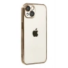 Mey İthalat®   iPhone 15  Lensli Silikon - Çöl Titanyum