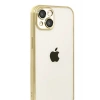 Mey İthalat®   iPhone 15  Lensli Silikon - Gold