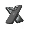 Mey İthalat®  iPhone 15 Pro Kılıf Elegant Kapak - Siyah