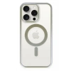 Mey İthalat®  iPhone 15 Pro Kılıf Erozi Magsafe Kapak - Gri