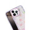 Mey İthalat®   iPhone 15 Pro Lumi Desenli Kapak - Mor