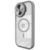 Mey İthalat®  iPhone 15 Pro Max Kılıf Teleskop Lens Magsafe Silikon Kapak - Titan Gri