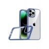Mey İthalat®   iPhone 15 Pro Max  Lensli Silikon - Lacivert