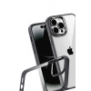 Mey İthalat®   iPhone 15 Pro Max  Lensli Silikon - Siyah