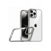 Mey İthalat®   iPhone 15 Pro Max  Lensli Silikon - Titan Gri