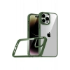 Mey İthalat®   iPhone 15 Pro Max  Lensli Silikon - Yeşil