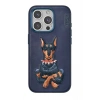 Mey İthalat®  iPhone 15 Pro Max Perma Desenli Kapak - Lacivert