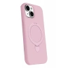 Mey İthalat®   iPhone 15 Regal Magsafe Standlı Kapak - Açık Pembe