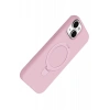 Mey İthalat®   iPhone 15 Regal Magsafe Standlı Kapak - Açık Pembe