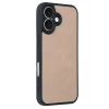 Mey İthalat®  iPhone 16 Kılıf Aras Deri Kapak - Pudra