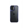 Mey İthalat®  iPhone 16 Kılıf Boyi Silikon Kapak - Lacivert