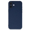 Mey İthalat®  iPhone 16 Kılıf First Silikon - Lacivert