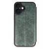 Mey İthalat®  iPhone 16 Kılıf Flip Cover - Koyu Yeşil