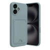 Mey İthalat®  iPhone 16 Kılıf Kelvin Kartvizitli Silikon - Açık Yeşil