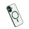 Mey İthalat®   iPhone 16 Kılıf Kross Magneticsafe Kapak - Koyu Yeşil