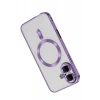 Mey İthalat®   iPhone 16 Kılıf Kross Magneticsafe Kapak - Mor